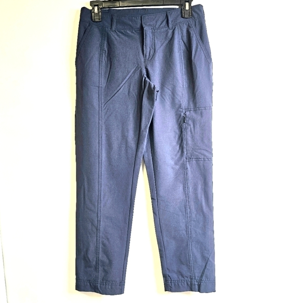 ATHLETA Women's Navy Blue size 2 Chino Trek Pants - Picture 1 of 16